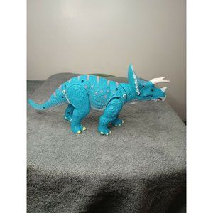 Miscos toys blue  triceratop 14" X 7" toy,